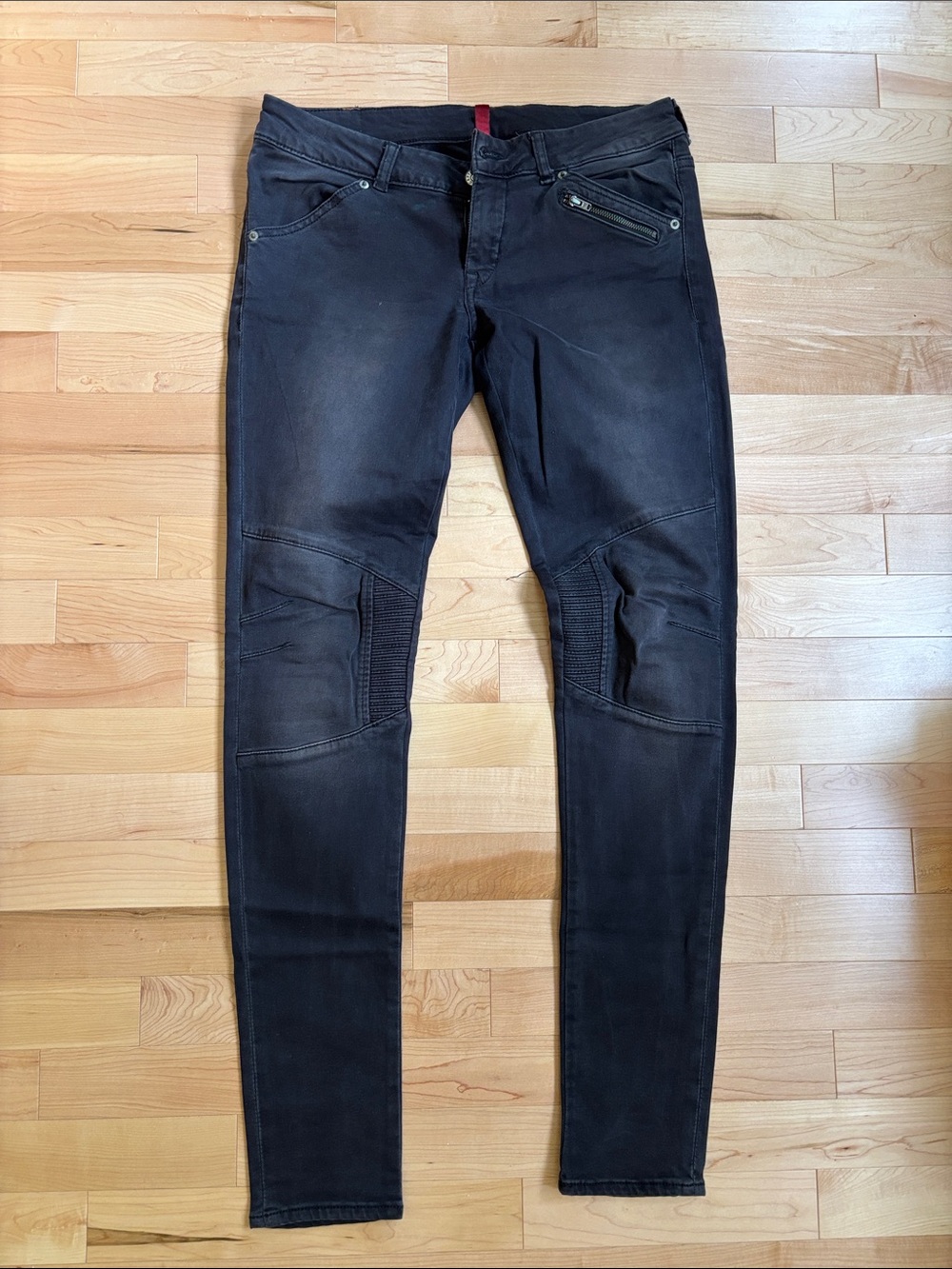 Divided Black Women's Skinny Moto Jeans